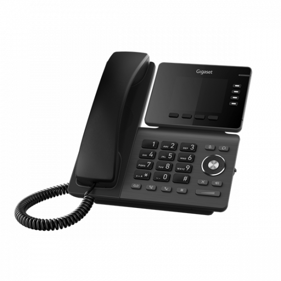 GIGASET P810B IP PRO IP asztali telefon, színes TFT kijelző, 4 funckiós LED billentyűk, HD hang, POE képes, Bluetooth