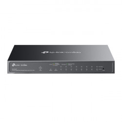 TP-LINK Switch 9x1000Mbps (8xPOE+) +1xGigabit SFP kombó Fémházas Easy Smart (Omada), ES210GMP