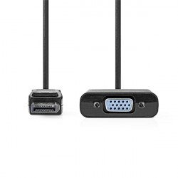 Nedis CCGB37351BK02 displayport dugó - HDMI aljzat adapter