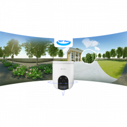 EZVIZ H8C Pro 4 MP kültéri kamera, 2K+ felbontás, 360°panoráma kép, színes éjszakai látás, autómata követés aktívvédelem