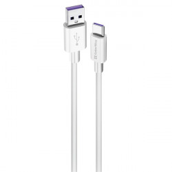 COLORWAY Kábel, USB Type-C CW-CBUC019-WH, gyors töltés, 5,0A 1M fehér