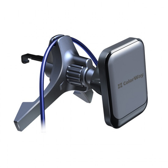 COLORWAY Autós tartó CW-CHM16-GR, Air Vent-6 mágneses telefontartó (360°-ban elforgatható) szürke