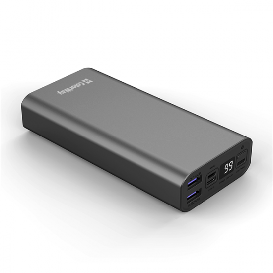 COLORWAY USB töltő adapter, Power Bank 20 000 mAh teljes (USB QC3.0 + USB-C tápellátás 22,5 W) Szürke CW-PB200LPH3GR-PDD