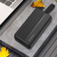 COLORWAY USB töltő adapter, Power Bank 30 000 mAh, nagy teljesítményű 2 (USB QC3.0 + USB-C tápellátás 22,5 W) Fekete