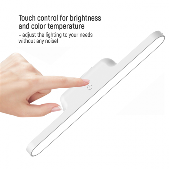 COLORWAY Asztali LED lámpa, Magnetic Multi-Functional beépített akkumulátorral Fehér (CW-DL11MMB-W)