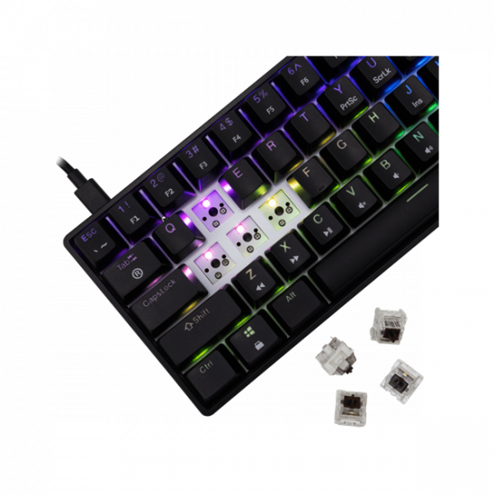 WHITE SHARK GK-004131B/BR-US SHINOBI-2/B-BR-US mech. bill. 61 barna gomb,fekete,angol