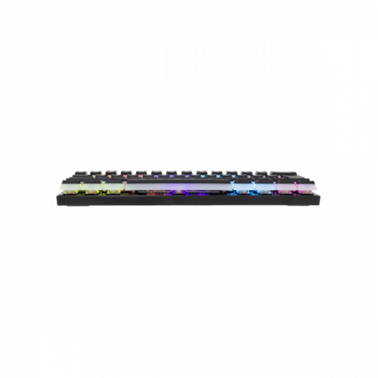 WHITE SHARK GK-2202-2B/BL-US ASHIKO-2/B/BL-US fekete mech.bill. angol, 61 kék kapcs.