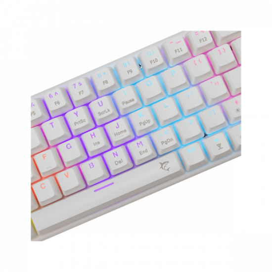 WHITE SHARK GK-002211V2-W/R-US WAKIZASHI-2-W/R-US mech.bill.angol,fehér piros switch 63bill