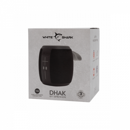 WHITE SHARK GBT-888B DHAK-B BLUETOOTH HANGSZÓRÓ 5W, TWS, fekete, 1200mA