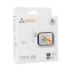 SBOX EB-TWS08-W Bbluetooth v:5.4 fülhallgató mikr.toucLCD, fehér, BR+EDR+BLE