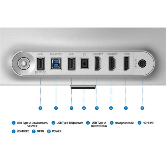 SAMSUNG Gaming 240Hz OLED monitor 27", 3840x2160, 16:9, 250cd/m2, 0.03ms, HDMI/DisplayPort/USB,Pivot