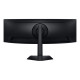 SAMSUNG Ívelt Gaming 144Hz VA monitor 49" G9 G91F, 5120x1440 DQHD, 32:9, 350cd/m2, 1ms, HDMI,DP/USB