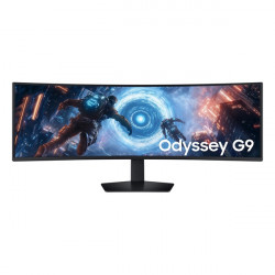 SAMSUNG Ívelt Gaming 144Hz VA monitor 49" G9 G91F, 5120x1440 DQHD, 32:9, 350cd/m2, 1ms, HDMI,DP/USB