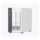 QNAP NAS 2 fiókos 4x2GHz, 4GB RAM, 1x2500Mbps, 1x1000Mbps, 1xUSB3.2, 2xUSB2.0 - TS-216G