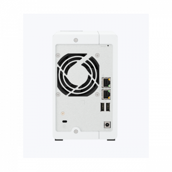 QNAP NAS 2 fiókos 4x2GHz, 4GB RAM, 1x2500Mbps, 1x1000Mbps, 1xUSB3.2, 2xUSB2.0 - TS-216G