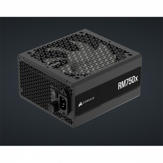 CORSAIR Tápegység Moduláris, RM750x, 750W, ATX 3.1, PCIe 5.1, 14cm, Cybenetics Gold