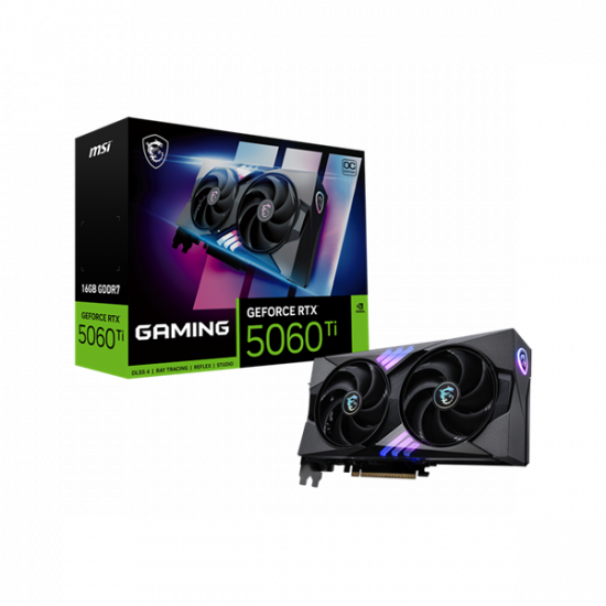 MSI Videokártya PCI-Ex16x nVIDIA RTX 5060 Ti GAMING 16GB DDR7 OC