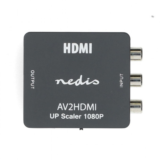 Nedis VCON3456AT (converter) videó konverter, 3 xRCA bemenet - HDMI kimenet 1080p, 1,65 Gbps