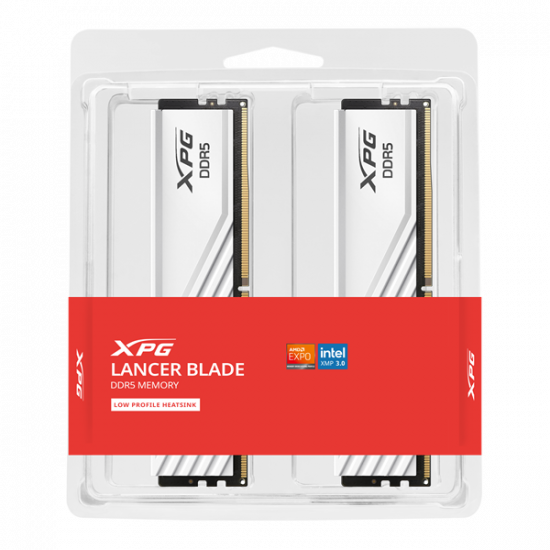 ADATA Memória DDR5 16GB 5600Mhz DIMM CL46 XPG LANCER BLADE (2x8GB), White