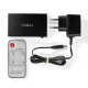 Nedis ASWI2514BK digitális audio kapcsoló 4x Toslink
