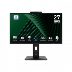 MSI Monitor Business PRO MP272PMG 27" FHD 1920x1080, IPS, 16:9, 120Hz, 1500:1, 1ms, DP, HDMI, VGA, Webcam, Black