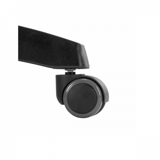 WHITE SHARK NYX-B NYX gamer szék, fekete, puha nyak, fej és hát párnák, lélegzó felület, 120 kg - ig