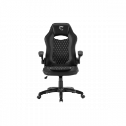 WHITE SHARK NYX-B NYX gamer szék, fekete, puha nyak, fej és hát párnák, lélegzó felület, 120 kg - ig