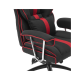 WHITE SHARK WS LE MANS LE MANS fekete/piros gamer szék, puha nyak, fej és hát párnák, lélegző felület, 120 kg-ig