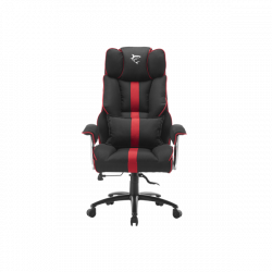 WHITE SHARK WS LE MANS LE MANS fekete/piros gamer szék, puha nyak, fej és hát párnák, lélegző felület, 120 kg-ig
