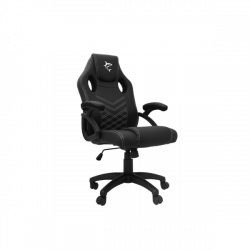 WHITE SHARK ZOLDER fekete gamer szék , puha nyak, fej és hát párnák, lélegző felület, 3 év garancia, 120 kg - ig