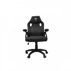 WHITE SHARK ZOLDER fekete gamer szék , puha nyak, fej és hát párnák, lélegző felület, 3 év garancia, 120 kg - ig