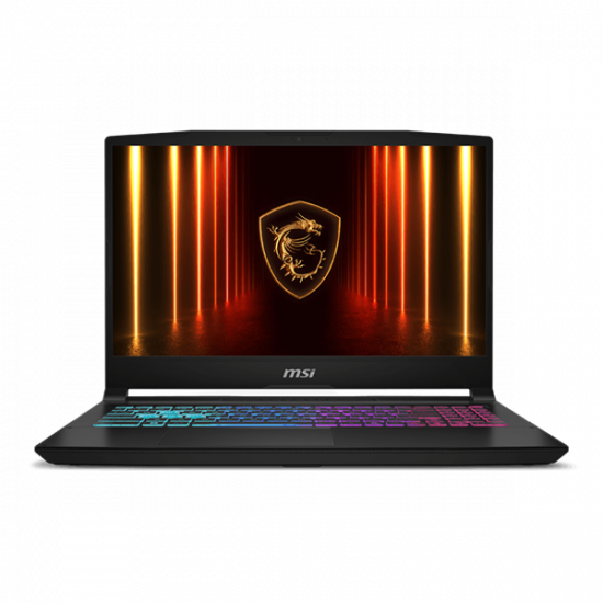 MSI Gaming NB Katana 15 HX B14WEK-276, 15.6" QHD 165Hz, i7-14650HX, 16GB (1x16), 1TB M.2, RTX 5050 8GB, noOS, Fekete