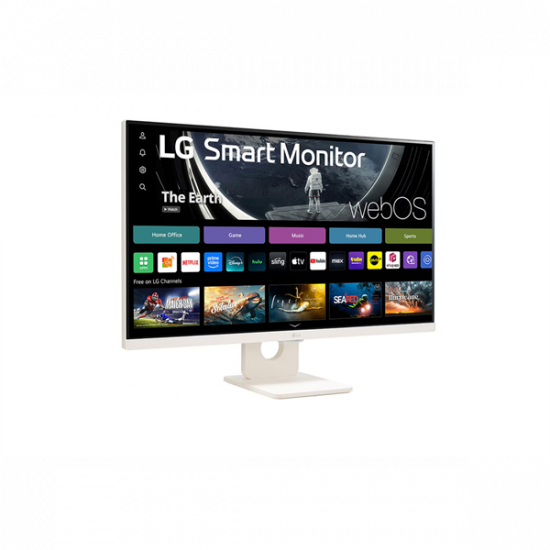 LG Smart 100Hz IPS monitor 27" 27U511SA, 1920 x 1080, 16:9, 250 cd/m2, 5ms, HDMIx2/USBx2