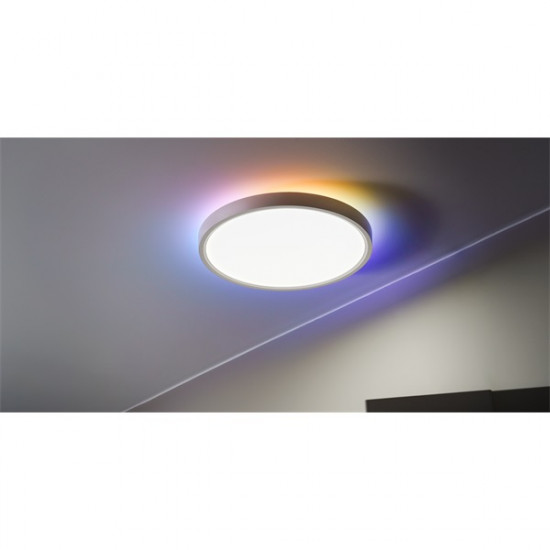 NEWELL Asteria LED lámpa, 30 cm átmérő, 2 független LED panel, RGB, színhőmérséklet és színkombinácó lehetőség