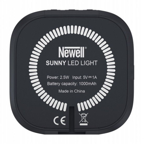 NEWELL Sunny LED lámpa, mágneses rögzítés, 5 fényerő fokozat, 3 világítási mód, 1000mAh, USD-C kábel
