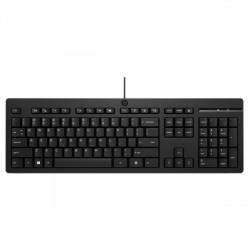 HP vezetékes billentyűzet 125 G2 - fekete