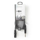 Nedis COTH15100GY15 félprofi audio kábel, 6,35mm sztereo jack dugó - 3p XLR dugó, hossz 1,5m, rugalmas