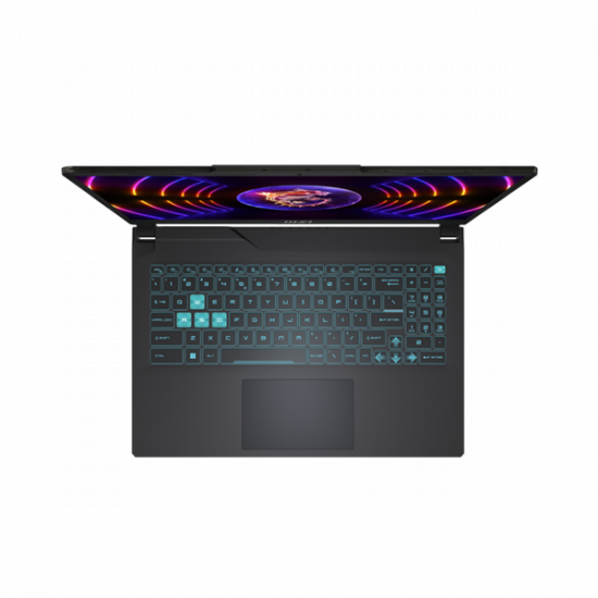 MSI Gaming NB Cyborg 15 A13VEK-2005, 15,6" FHD 144Hz, i7-13620H, 16GB (1x16), 512GB M.2, RTX 4050 6GB, NOOS, Fekete