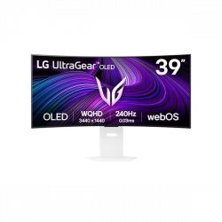 LG OLED Gaming 240Hz ívelt smart monitor 39" 39GX90SA, 3440x1440, 21:9, 275cd/m2, 1ms, HDMIx2/USBx2/USB-C