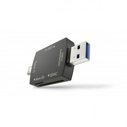 NEWELL OTG 3 in 1 univerzális memóriakártya olvasó, USB-A / USB-C portokhoz, SD, mikro kártya kompatibilis, plug / play