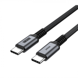 NEWELL USB-C - USB-C gyorstöltő kábel, 240W, 2m, minimum 30.000 töltés, 40 hónap garancia, E-marker chip