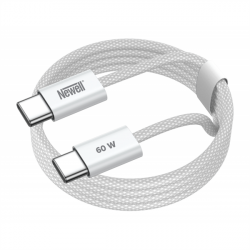 NEWELL USB-C - USB-C gyorstöltő kábel, 60W, 2m, adatátvitel 480 Mbps, 40 hónap garancia,