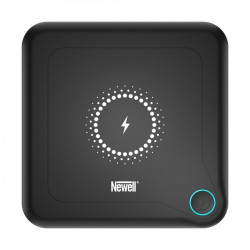 NEWELL GP12 vezeték powerbank, 24.000 mAh, 8 adapter, LED kijelző, vezeték nélküli töltés,
