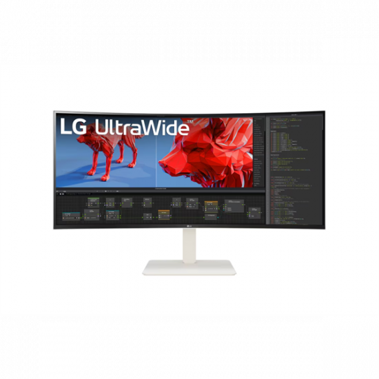 LG ívelt 144Hz monitor 38" 38WR85QC,3840x1600,21:9,450cd/m2,1ms,HDMIx2/Displayport/USBx4/USB-C/RJ45