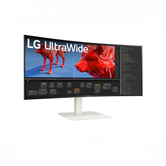 LG ívelt 144Hz monitor 38" 38WR85QC,3840x1600,21:9,450cd/m2,1ms,HDMIx2/Displayport/USBx4/USB-C/RJ45