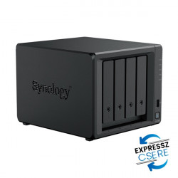 SYNOLOGY NAS 4 Fiókos Intel Celeron J4125 4x2,7GHz, 2GB DDR4, 1x2,5GbE, 1x1GbE, 2x2280NVMe - DS425+