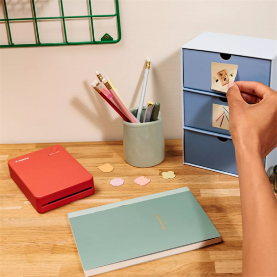 CANON Mobil fotónyomtató SELPHY QX20, WiFi,  287x287 dpi, Piros