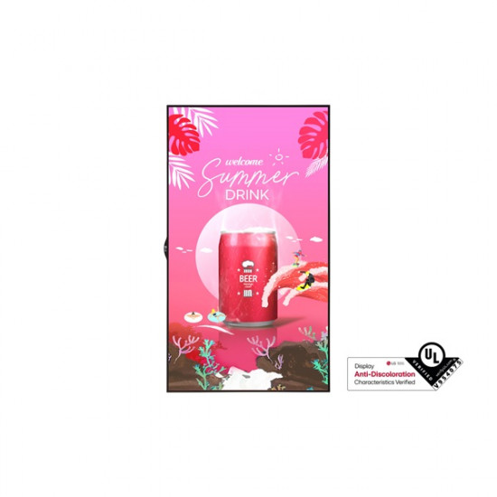 LG 24/7 Signage kijelző 49" 49XS4P, 1920×1080, 4,000 nit, 2xHDMI/DP/USB/RS232C/RJ45/IR