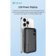 Devia Extreme Speed Magnetic PD 22.5W powerbank/állvány - Lightning/Type-C - 10.000 mAh - szürke