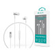 Devia Smart Series M1 Metal In-Ear sztereó fülhallgató - Type-C - ezüst